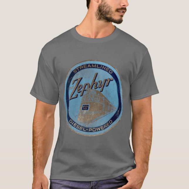 T-shirt Le Zephyr au diesel caréné (Devant)