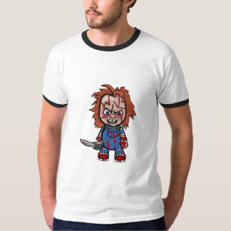 T-shirt Le zombi choie l'horreur