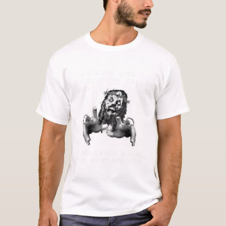 T-shirt Le zombi Jésus est mort pour vos péchés