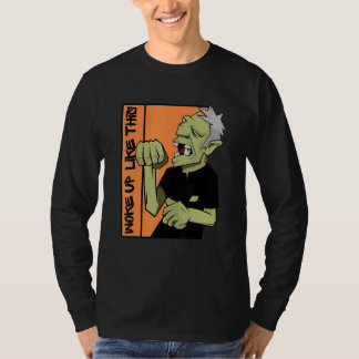 T-shirt Le zombie s'est réveillé comme ça Halloween