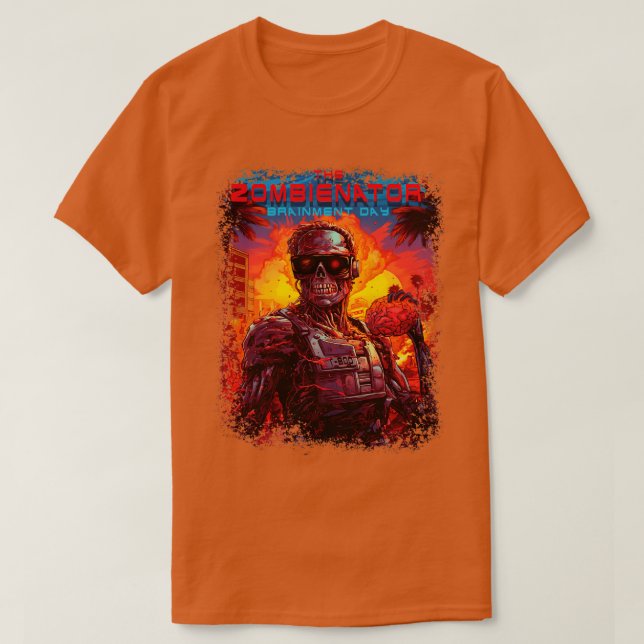 T-shirt Le zombienator (Design devant)