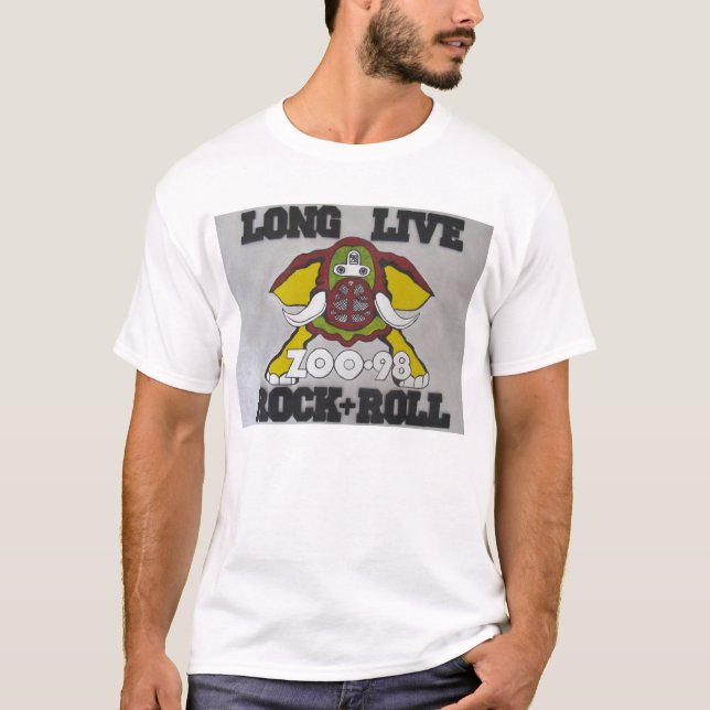 T-shirt Le ZOO 98 vivent longtemps rock (Devant)