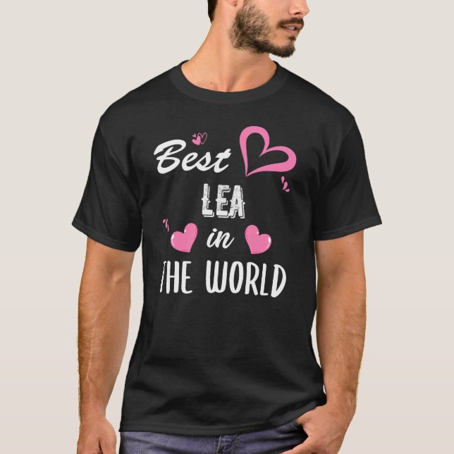 T-shirt Lea Name, Best Lea in the World (Devant)