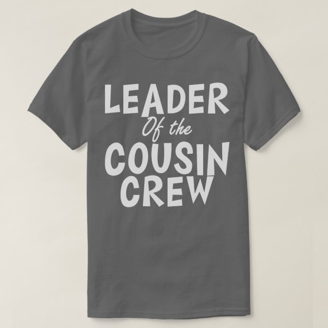 T-shirt Leader de l'équipe de cousin (Design devant)