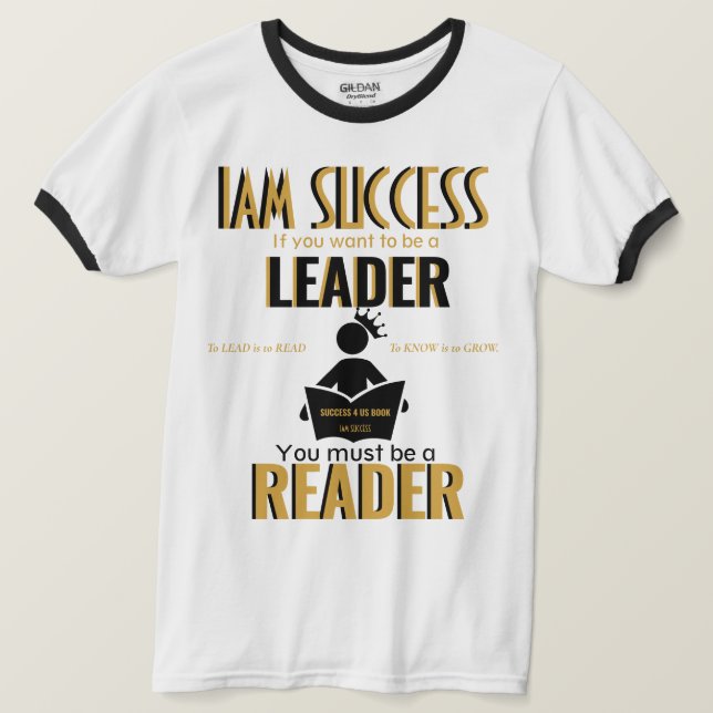 T-SHIRT LEADER READER (Design devant)