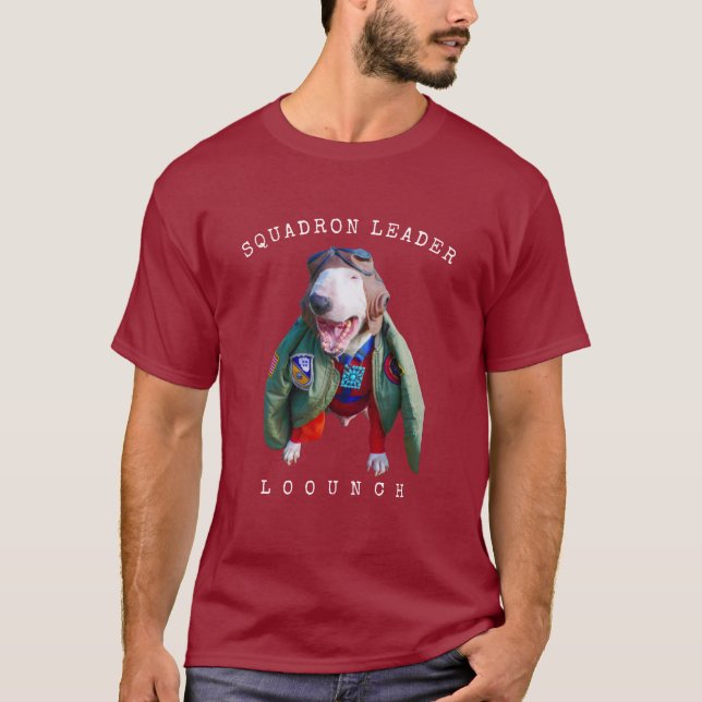 T-SHIRT LEADER SQUADRON - REGARDER (Devant)