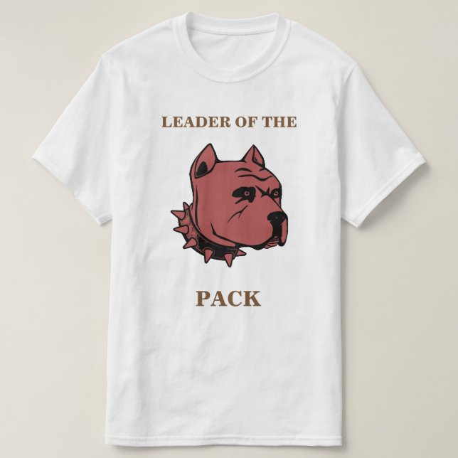 T-shirt Leaders nés avec design Pit-Bull (Design devant)
