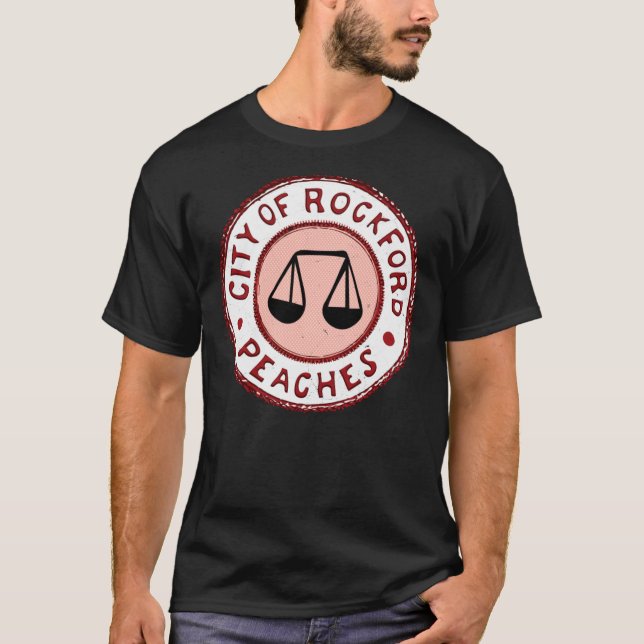 T-shirt League of Their Own - Rockford Peaches Baseball ¾  (Devant)