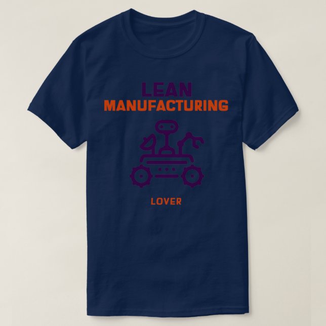 T-shirt Lean Manufacturing Lover (Design devant)