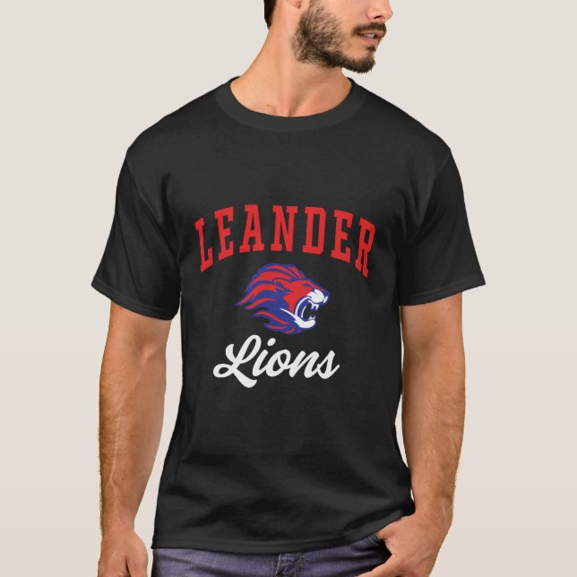 T-shirt Leander High School Lions C3 (Devant)
