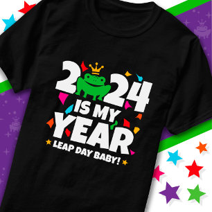 T-shirt Leap Day Leaper 2024 est mon année fév 29 annivers