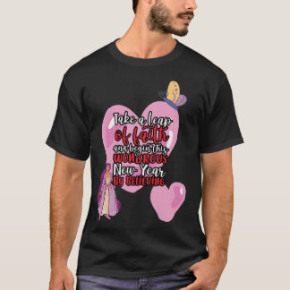 T-shirt Leap of Faith Purple Princess