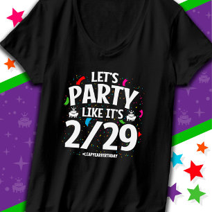 T-shirt Leap Year Leap Day Party 29th Birthday
