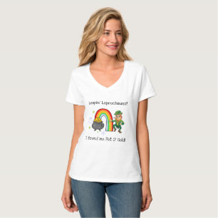 T-shirt Leapin' Leprechauns ! Je Me Suis Trouvé Pot O'Gold
