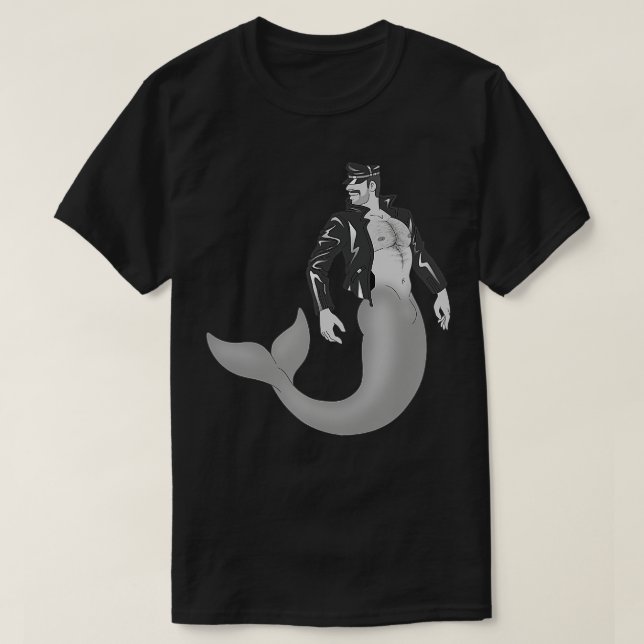 T-shirt Leather Daddy Merman (Design devant)