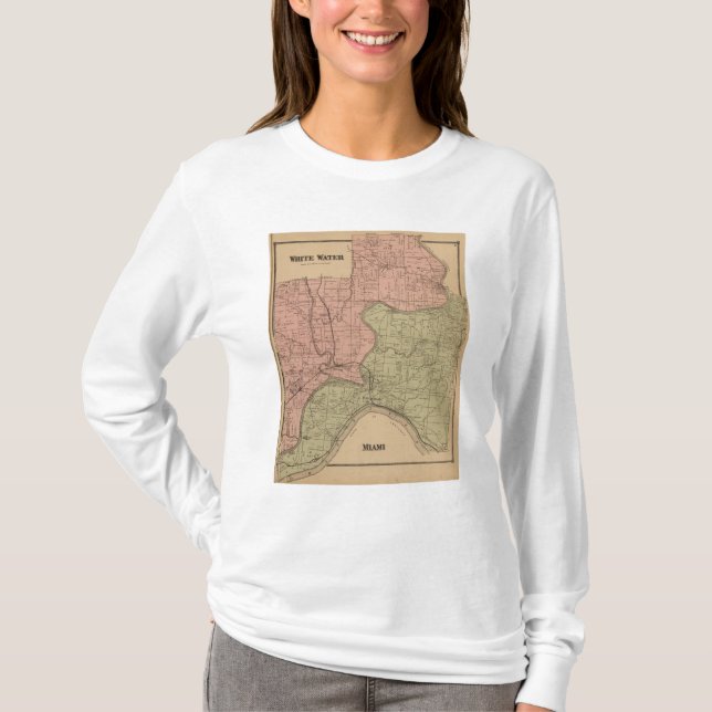 T-shirt L'eau blanche, Miami (Devant)