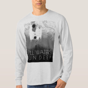 T-shirt "L'eau calme coule en profondeur" Gris Noir Inspir