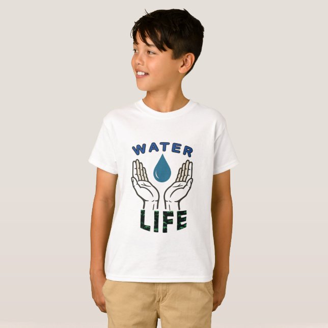 T-shirt L'eau est la vie Tee (Devant entier)