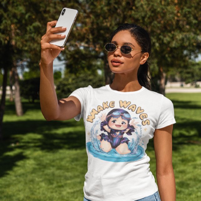 T-shirt L'Eau Est Mon Bon Endroit Piscine Girl (Créateur téléchargé)