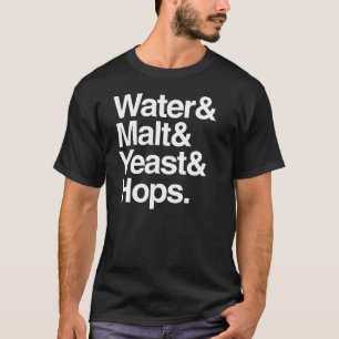 T-shirt L'eau et malt et levure et houblon