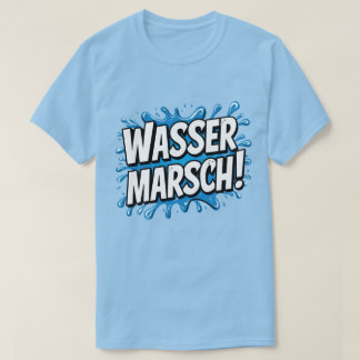 T-shirt "L'eau marche !" Humour des pompiers