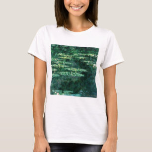 T-shirt L'EAU MENSONNE EN ÉTANG VERT par Claude Monet