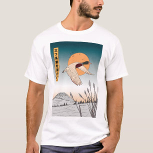 T-shirt L'eau reste calme après le vol d'un oiseau