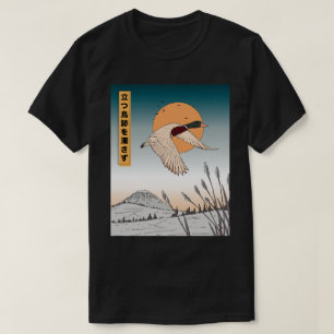 T-shirt L'eau reste calme après le vol d'un oiseau