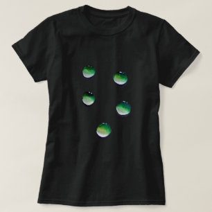 T-shirt L'eau verte laisse tomber l'art de l'eau