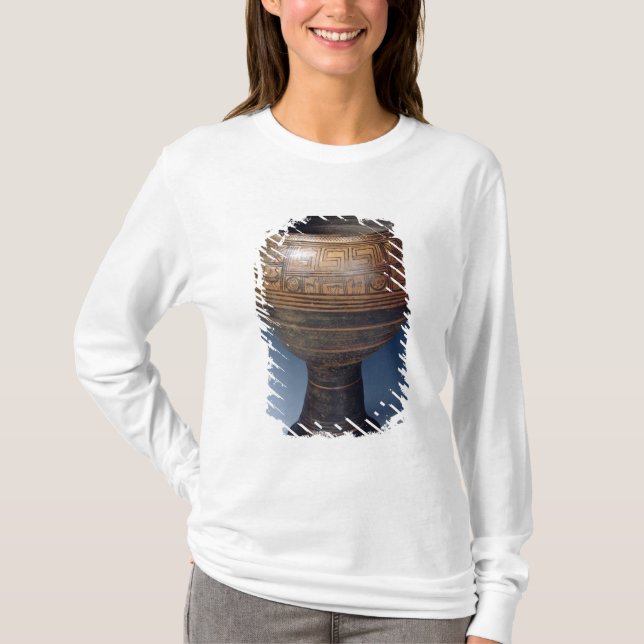 T-shirt Lebes a décoré d'un motif géométrique (Devant)