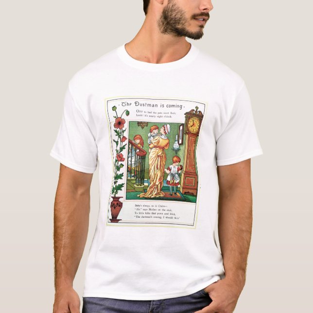 T-shirt L'éboueur vient (l'illustration de comptine) (Devant)