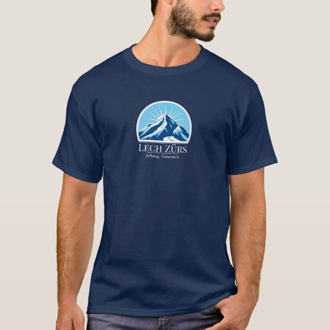 T-shirt Lech Zürs Arlberg Autriche (Devant)
