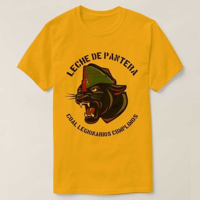 T-SHIRT LECHE DE PANTERA (Design devant)