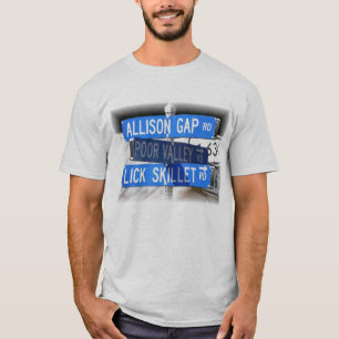 T-shirt Léchez la poêle, la vallée pauvre et l'Allison Gap