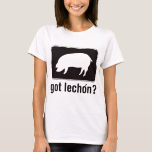 T-shirt Lechon obtenu - noir