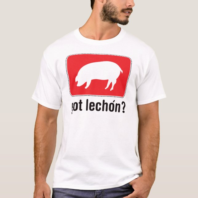 T-shirt Lechon obtenu - rouge (Devant)