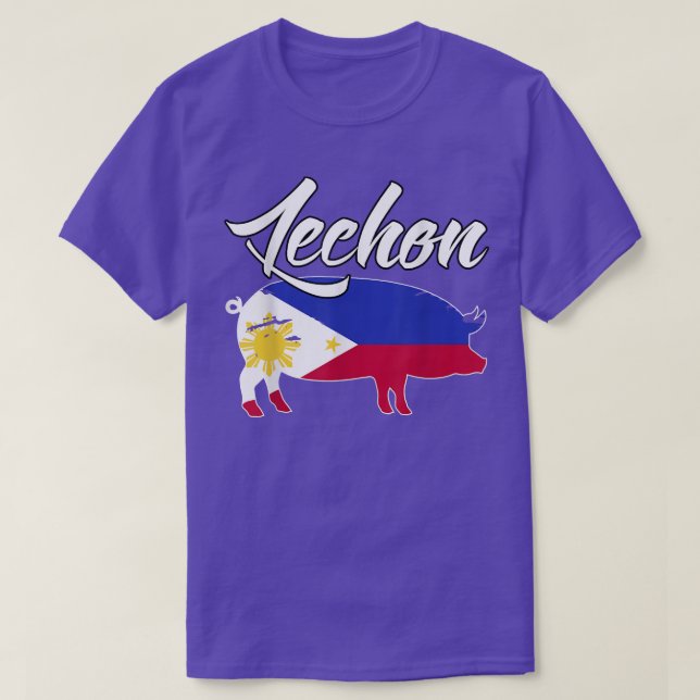 T-shirt Lechon Pig Pork Philippines T  (Design devant)
