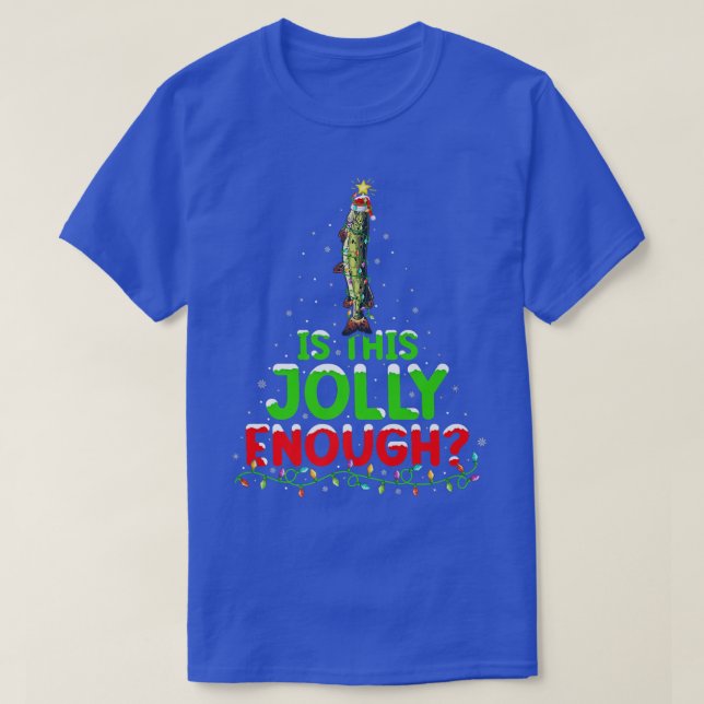 T-shirt L'Éclairage De Noël C'Est Ce Poisson De Ciel Assez (Design devant)