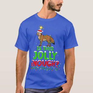 T-shirt L'Éclairage De Noël Est Ce Joli Assez Coyote Chris