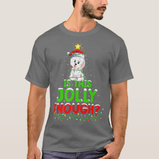 T-shirt L'Éclairage De Noël Est Ce Jolly Assez Havanais Ch