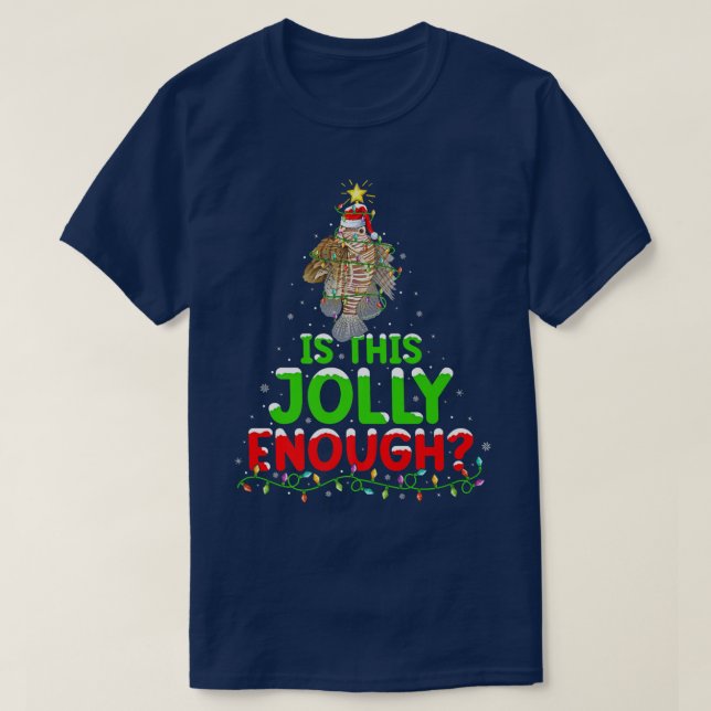 T-shirt L'Éclairage De Noël Est Cette Jolie Assez Léonard  (Design devant)