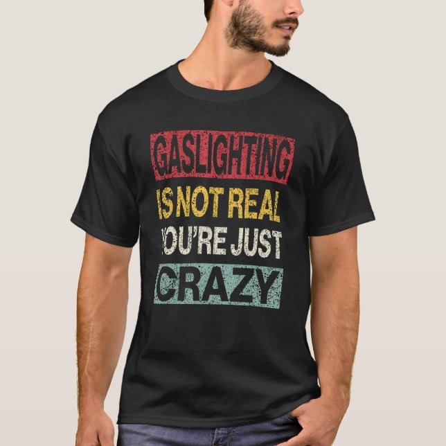 T-shirt L'Éclairage N'Est Pas Réel 3 (Devant)