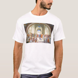 T-shirt L'école de Raphael d'Athènes (Platon et Aristote)