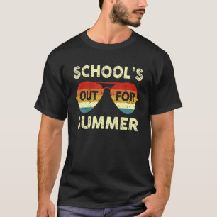 T-shirt L'école de tenue d'été de style Vintage rétro pour