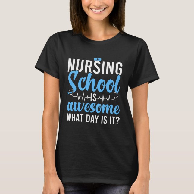 T-shirt L'école d'infirmières est géniale future infirmièr (Devant)