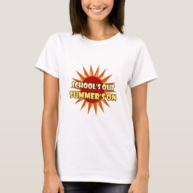 T-shirt L'école est dehors (Devant)