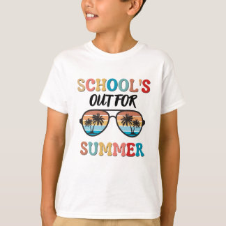 T-shirt L'école est dehors pour l'été