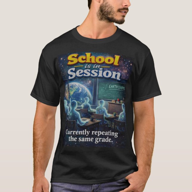 T-shirt L'école est en session (Devant)