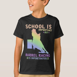 T-shirt L'École Est Importante, Mais La Course Rrel Est Im