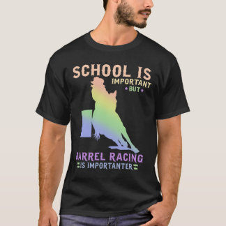 T-shirt L'École Est Importante, Mais La Course Rrel Est Im